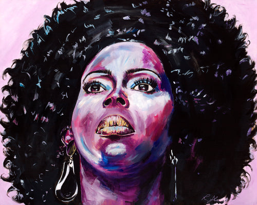RA3-027 Angie Stone, original painting by Ray Almon 3