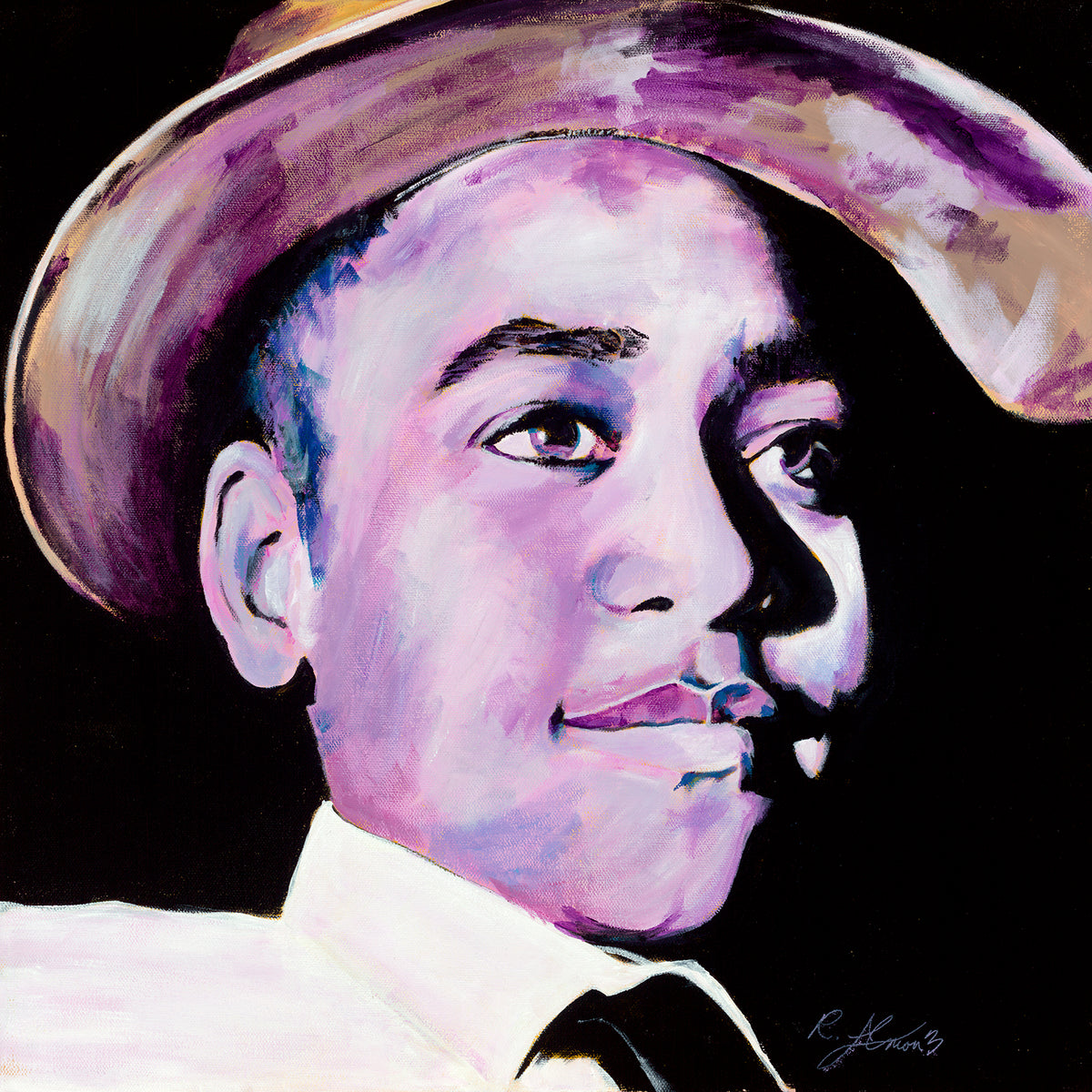 RA3-031 Gone Too Soon, original painting by Ray Almon 3